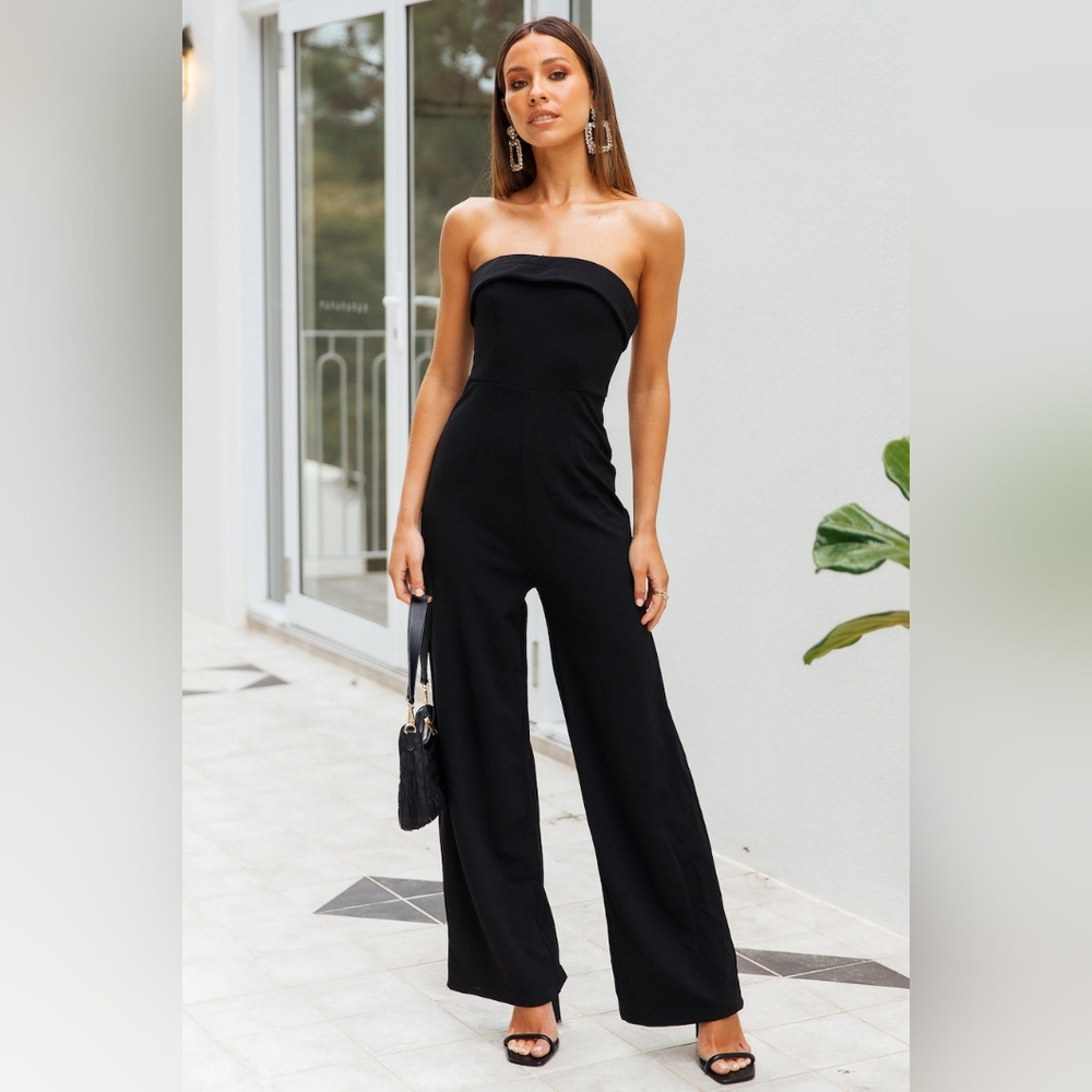 DREAM SEQUENCE JUMPSUIT BLACK 